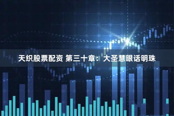 天织股票配资 第三十章:大圣慧眼话明珠